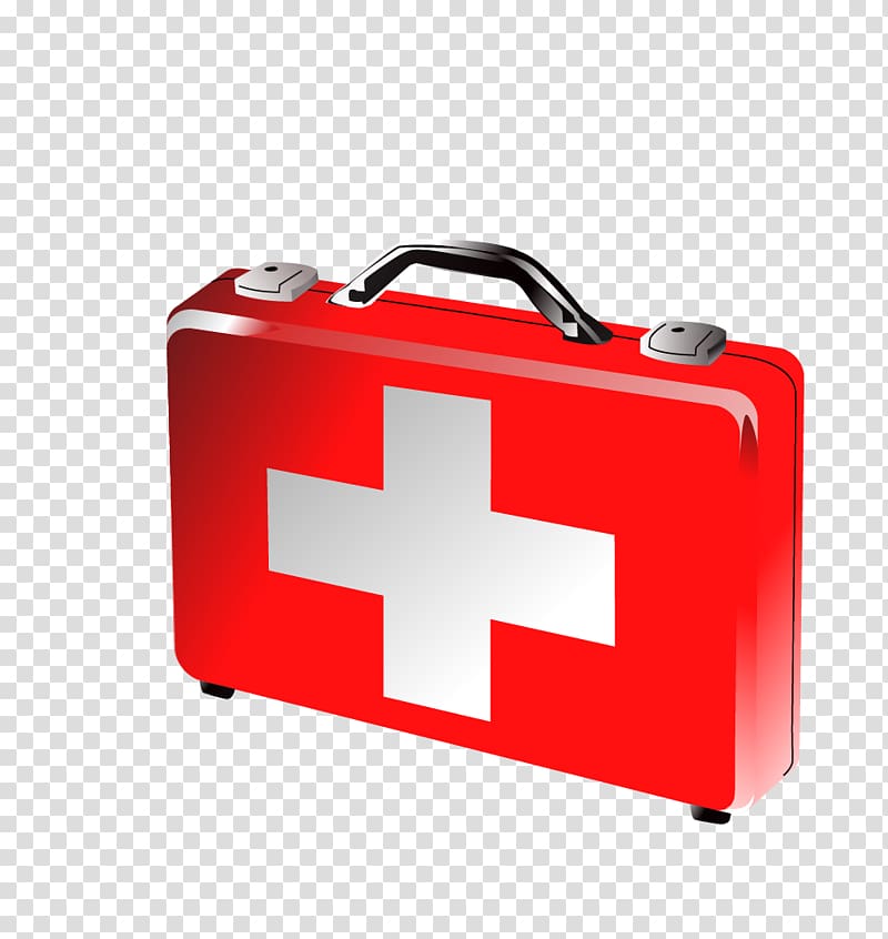 First aid kit Health Care Medicine Accident, Red first aid kit transparent background PNG clipart