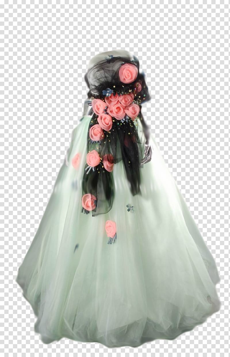 Wedding dress Evening gown Ball gown, dress transparent background PNG clipart