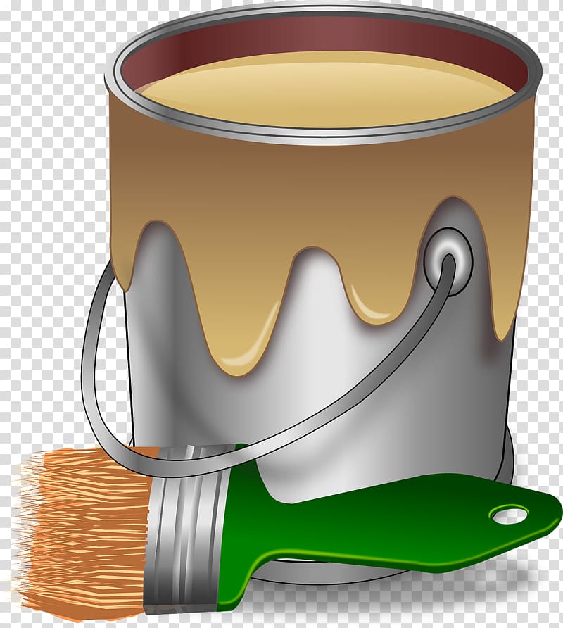 Paint Bucket Brush , bucket transparent background PNG clipart