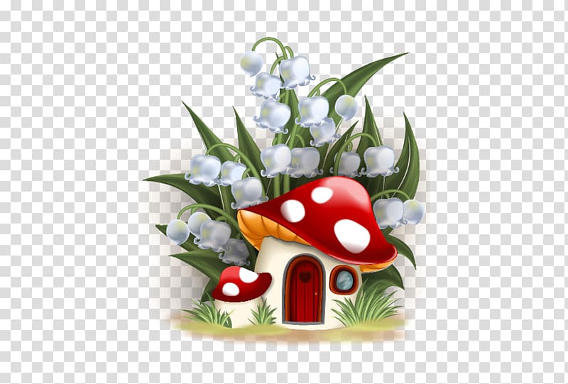 Fairy tale , Mushroom house transparent background PNG clipart