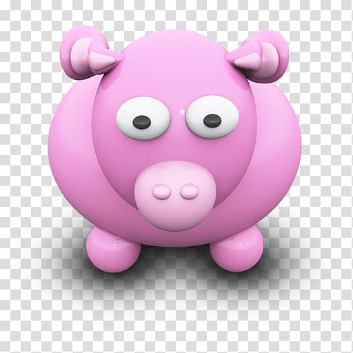 pink pig illustration, pink pig like mammal snout nose, PinkCow transparent background PNG clipart
