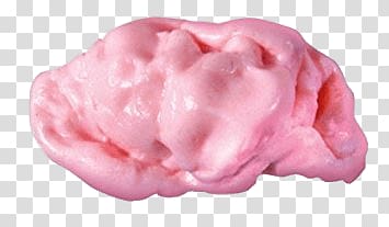 pink slime, Chewed Used Chewing Gum transparent background PNG clipart
