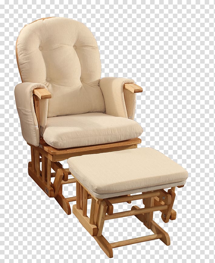Eames Lounge Chair Glider Nursing chair Rocking Chairs, baby chair transparent background PNG clipart