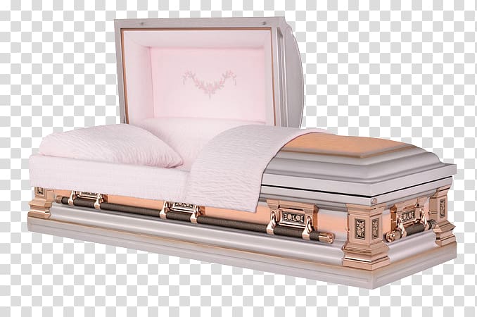 Caskets Funeral home Cremation Burial, metal coffin transparent background PNG clipart