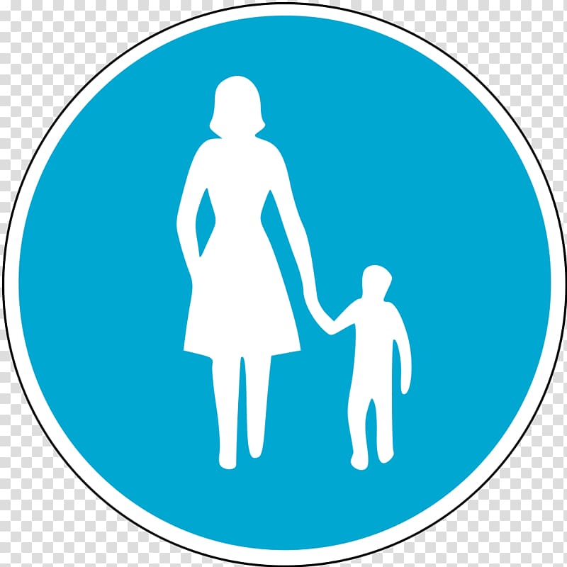 Pedestrian zone Traffic sign , ESTONIA transparent background PNG clipart