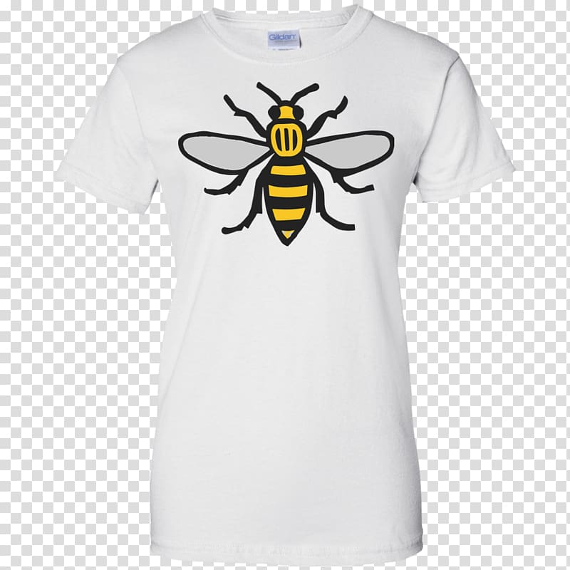 Manchester T-shirt Worker bee Hoodie, manchester bee transparent background PNG clipart