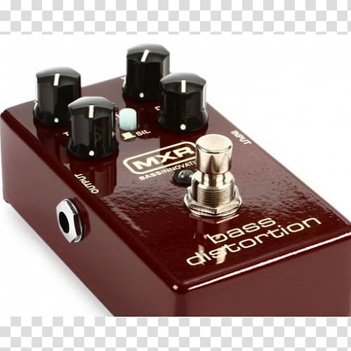 Distortion Fuzz bass MXR Sound Effects Processors & Pedals, Bass Guitar transparent background PNG clipart