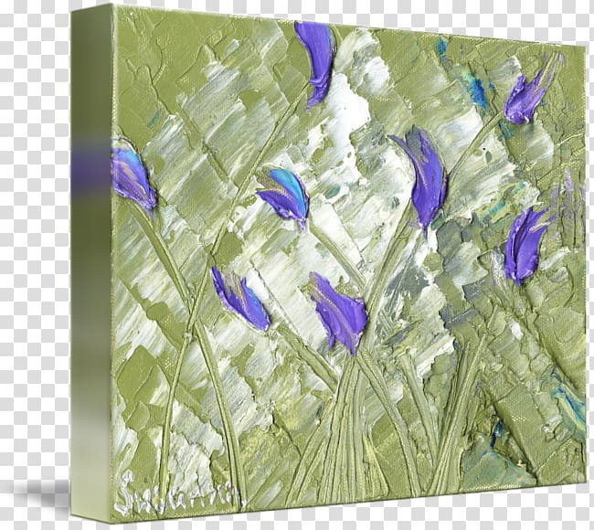 Painting Art Impressionism Canvas print Lavender, purple tulips transparent background PNG clipart