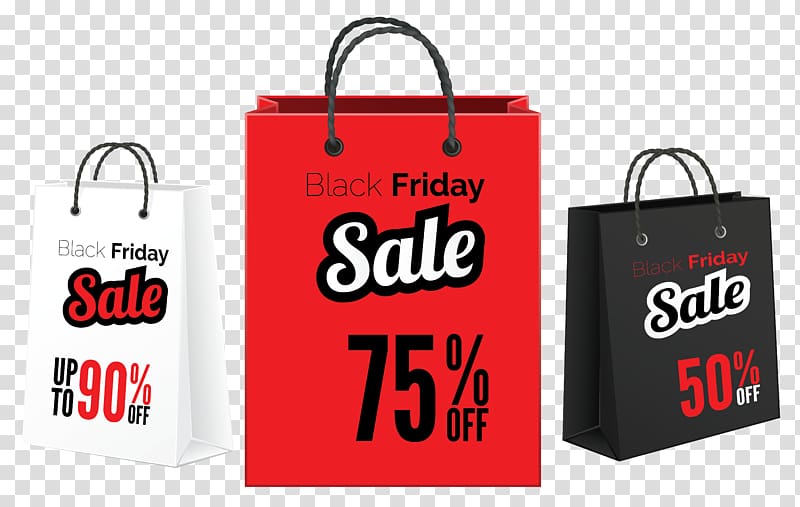 sale paper bag , Tote bag Black Friday , Black Friday Sale Bags transparent background PNG clipart