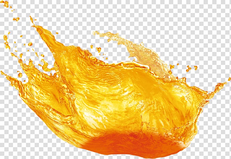orange juice splash png