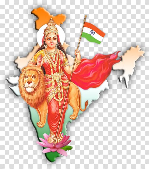 Durga and India landmass illustration, YouTube Song Utho Jawan Music Bharat Mata, youtube transparent background PNG clipart