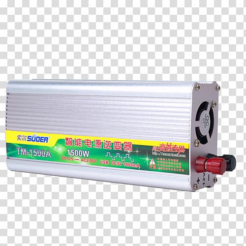 Power inverter Power supply Electronics AC adapter, Digital Inverter transparent background PNG clipart
