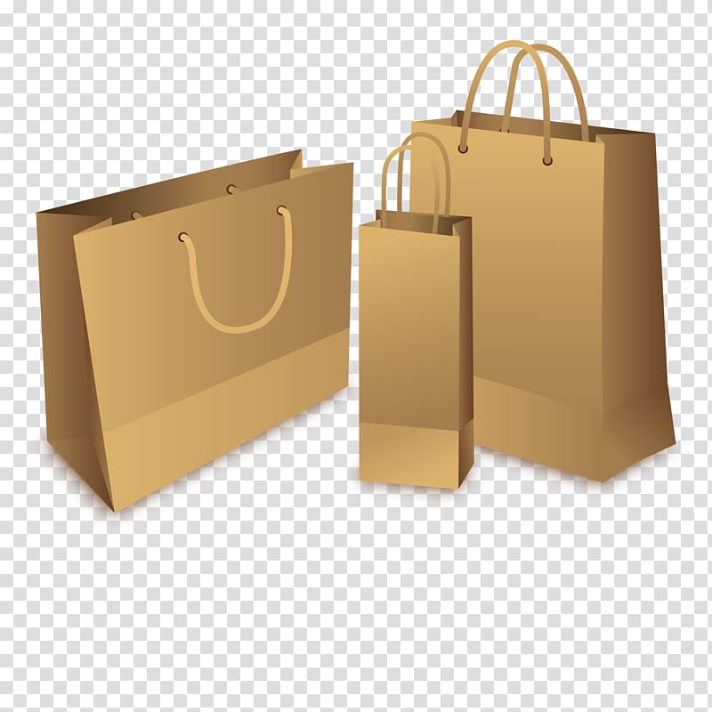 Bag, 3D paper bag transparent background PNG clipart