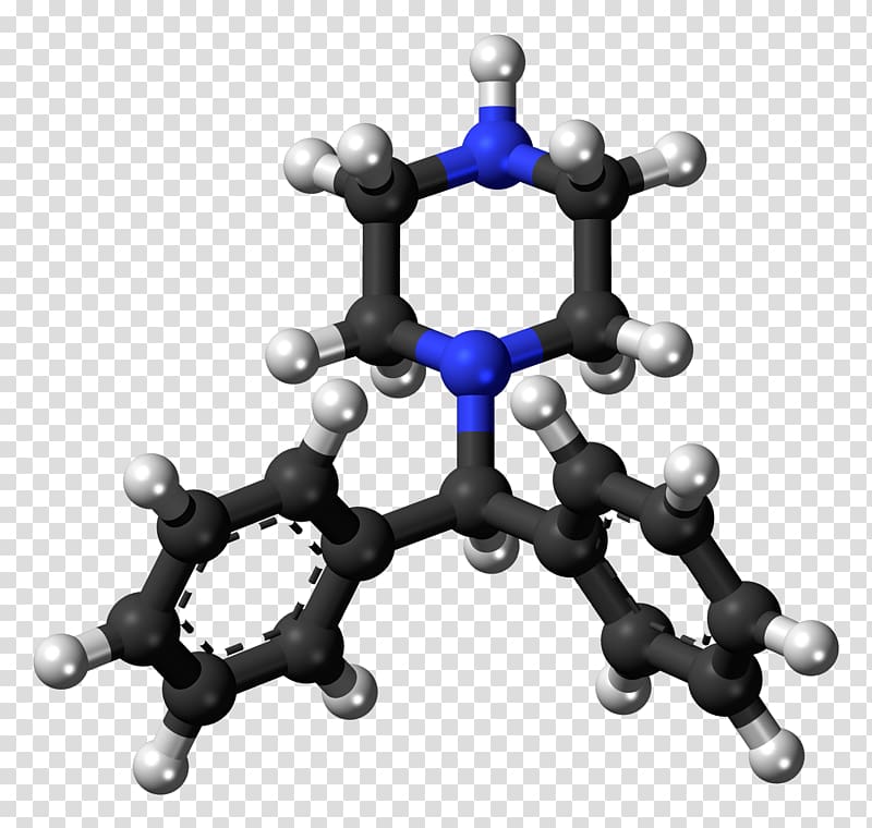 Molecule Diphenylmethylpiperazine Enantiomer Chemical compound Chemical substance, transparent background PNG clipart