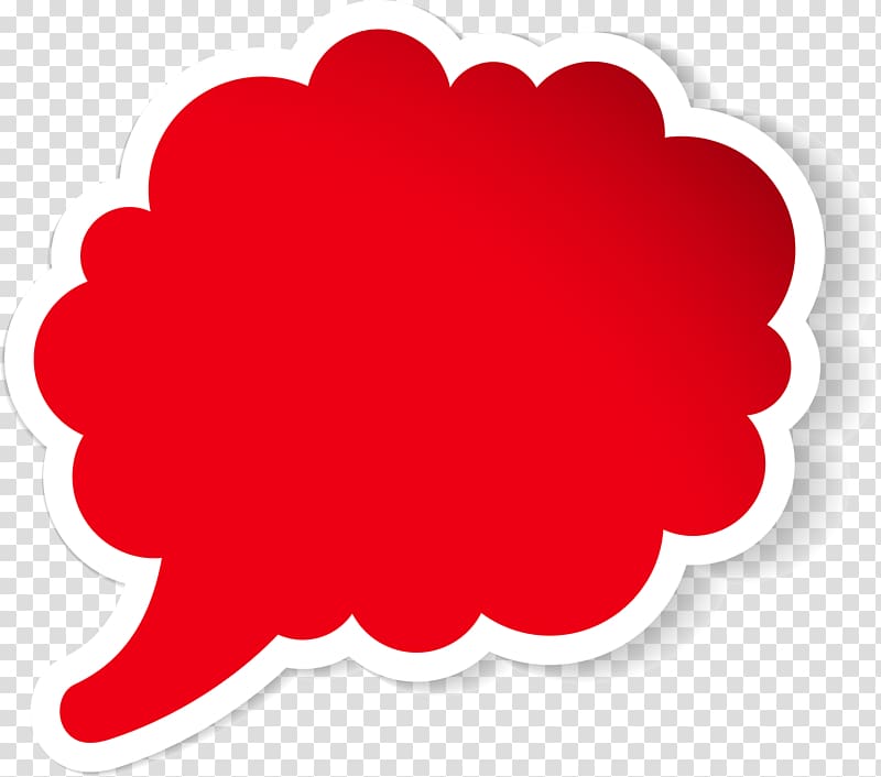 red cloud tags transparent background PNG clipart