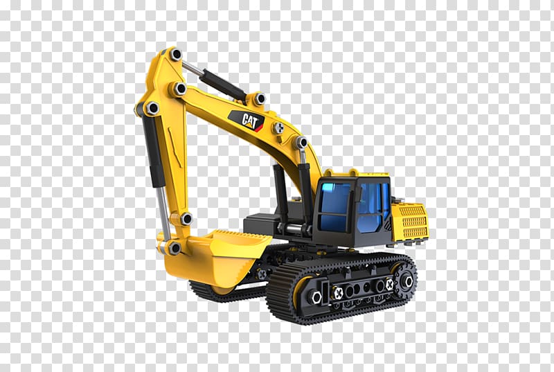 Caterpillar Inc. Heavy Machinery Excavator Loader, excavator transparent background PNG clipart