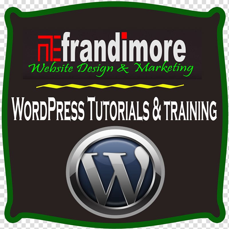 Wordpress: Ultimate Beginner\'s Guide to Creating Your Own Website Or Blog Banner Logo Brand Green, WordPress transparent background PNG clipart