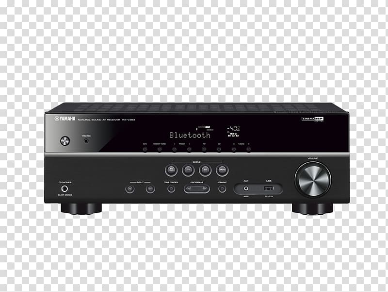 AV receiver Home Theater Systems 5.1 surround sound Yamaha Corporation HDMI, others transparent background PNG clipart