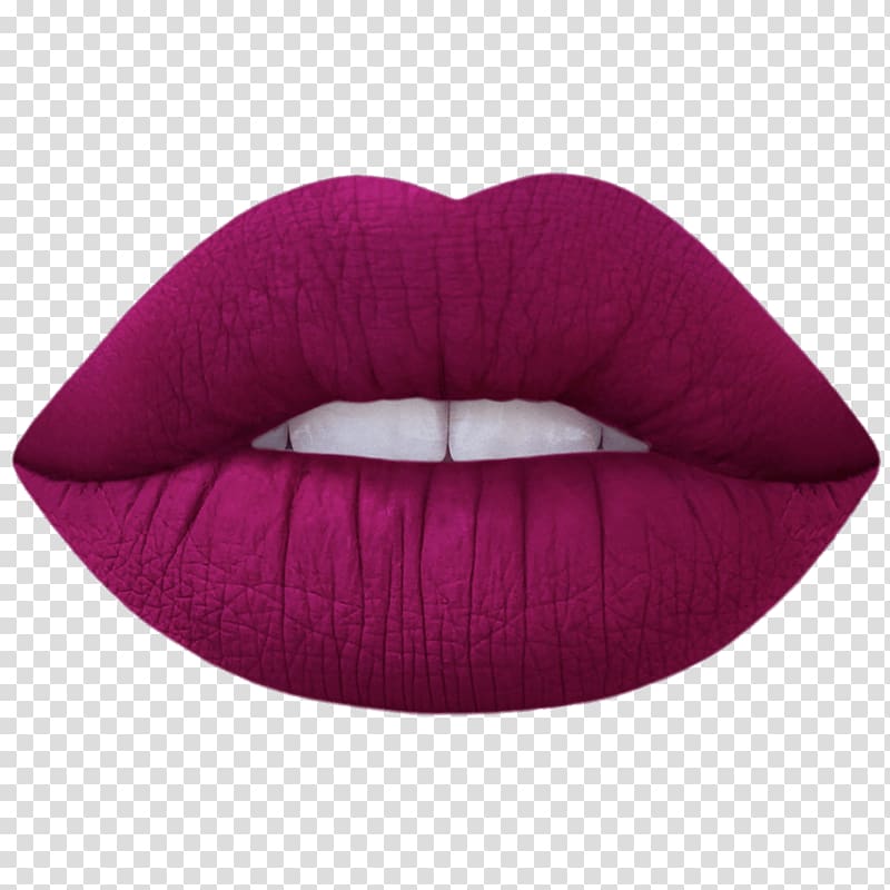 purple lips illustration, Berry Red Lipstick on Lips transparent background PNG clipart