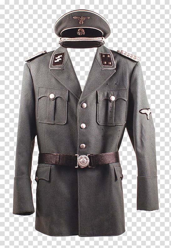 Military Uniforms Cap Nazi Germany Overcoat, donald nazi transparent background PNG clipart