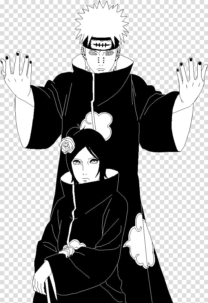 Pain Konan Manga Naruto, manga transparent background PNG clipart