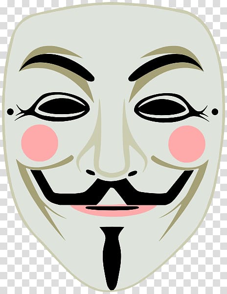 Gunpowder Plot Guy Fawkes mask Guy Fawkes Night Million Mask March, mask transparent background PNG clipart