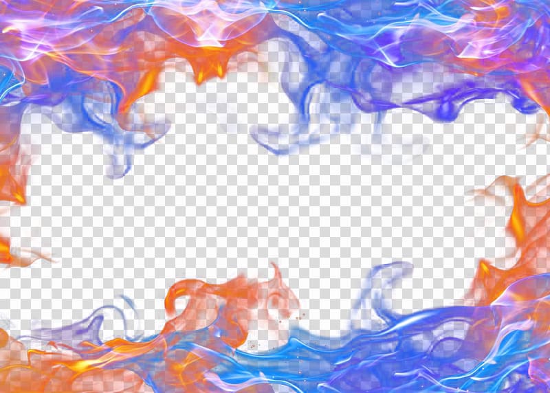 red and blue light effect around the effect transparent background PNG clipart