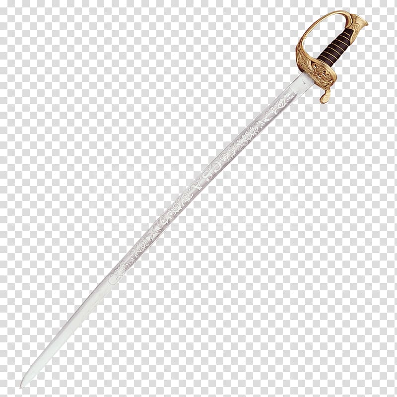 1897 pattern British infantry officer\'s sword Weapon Gladius Army officer, staff transparent background PNG clipart