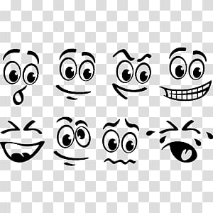 Fearful face emoji clipart. Free download transparent .PNG