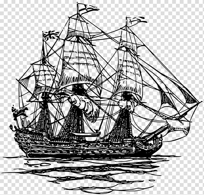 Sailing ship Clipper Ship of the line , Ship transparent background PNG clipart