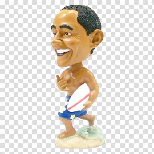 Barack Obama Bobblehead Figurine Doll United States, barack obama transparent background PNG clipart