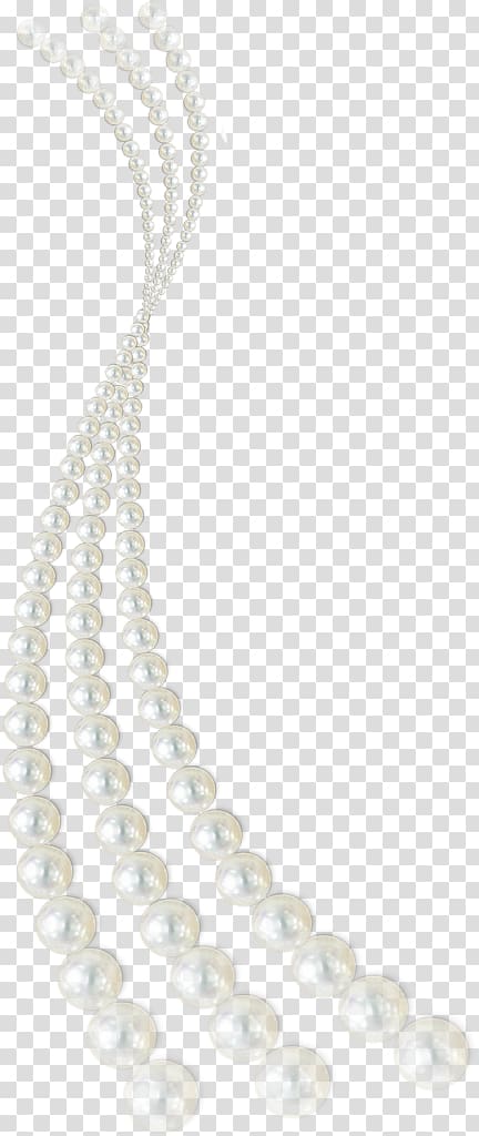 Pearl Body Jewellery Necklace Material, Jewellery transparent background PNG clipart