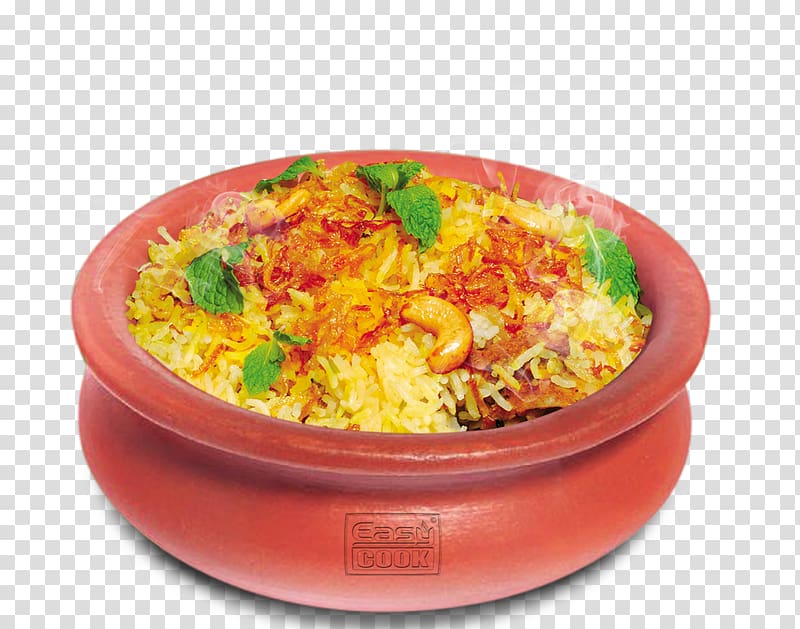 basmati rice with saffron, Biryani Indian cuisine Pilaf Saffron rice Arroz con pollo, biryani transparent background PNG clipart