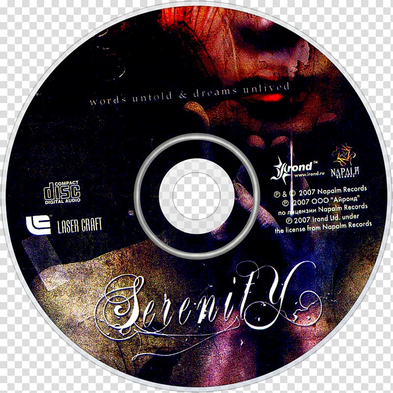 Compact disc Words Untold & Dreams Unlived Serenity, others transparent background PNG clipart