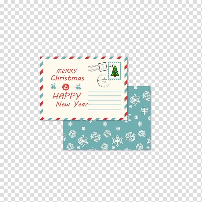 Paper Wedding invitation Postcard Christmas Envelope, Border color of the envelope transparent background PNG clipart