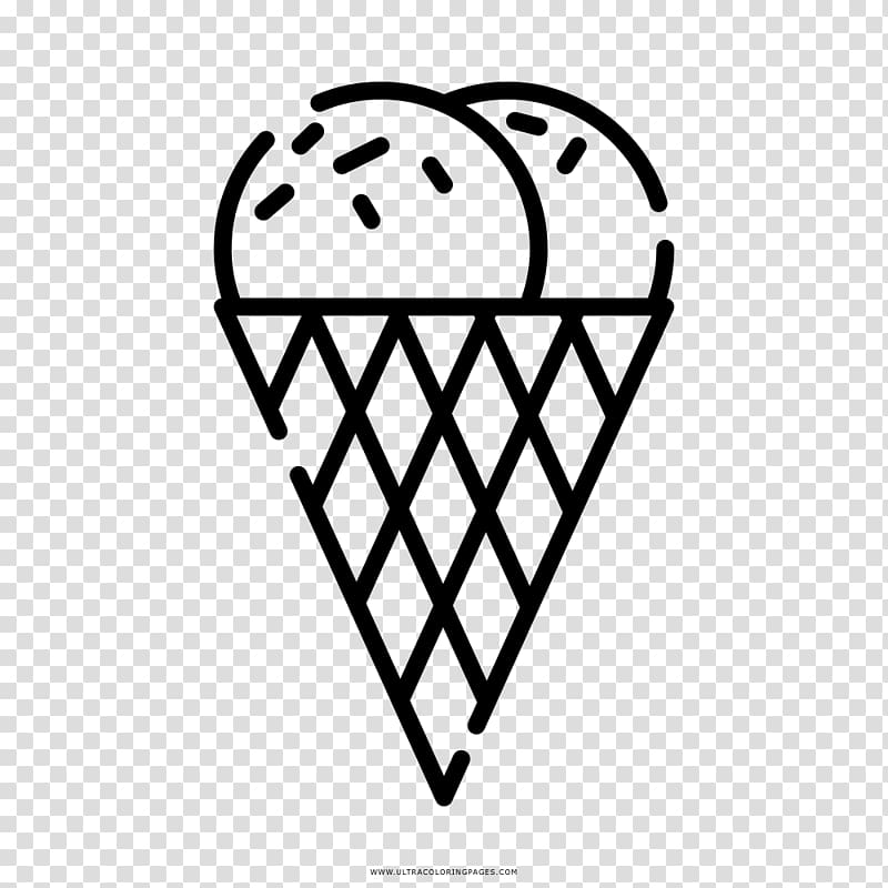 Ice cream Coloring book Drawing Cone Icecream Popsicle & Bars Chef, ice cream transparent background PNG clipart