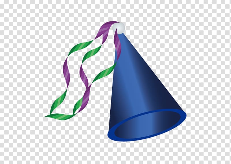 Birthday cake Party hat Icon, joy cap transparent background PNG clipart