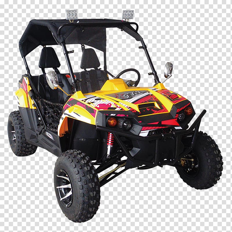 Car Side by Side All-terrain vehicle Four-wheel drive Motor vehicle, stereo summer discount transparent background PNG clipart