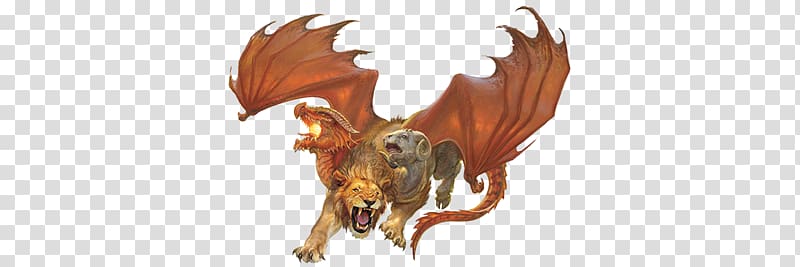 Dungeons & Dragons Chimera Pathfinder Roleplaying Game Legendary creature Bellerophon, Chimera transparent background PNG clipart