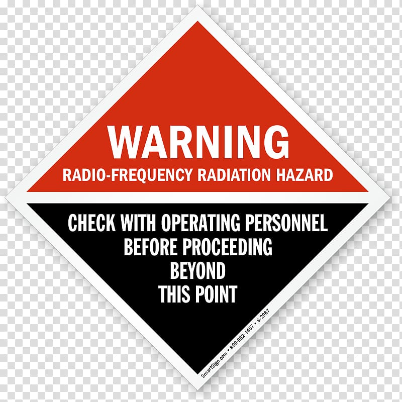 Radiofrequency Radiation Microwave Ovens Label Radio frequency Sign, Safe Operation transparent background PNG clipart