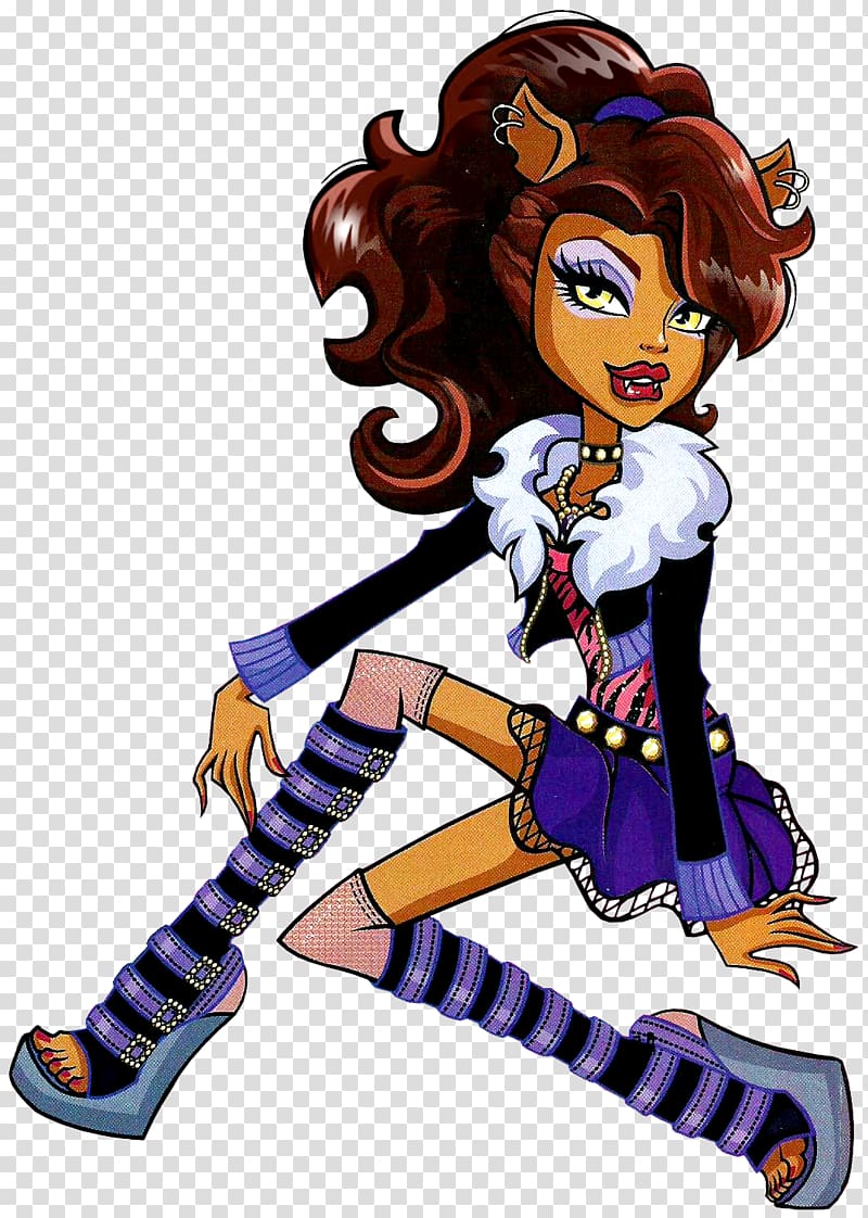 Gray wolf Frankie Stein Monster High Doll, monster transparent background PNG clipart