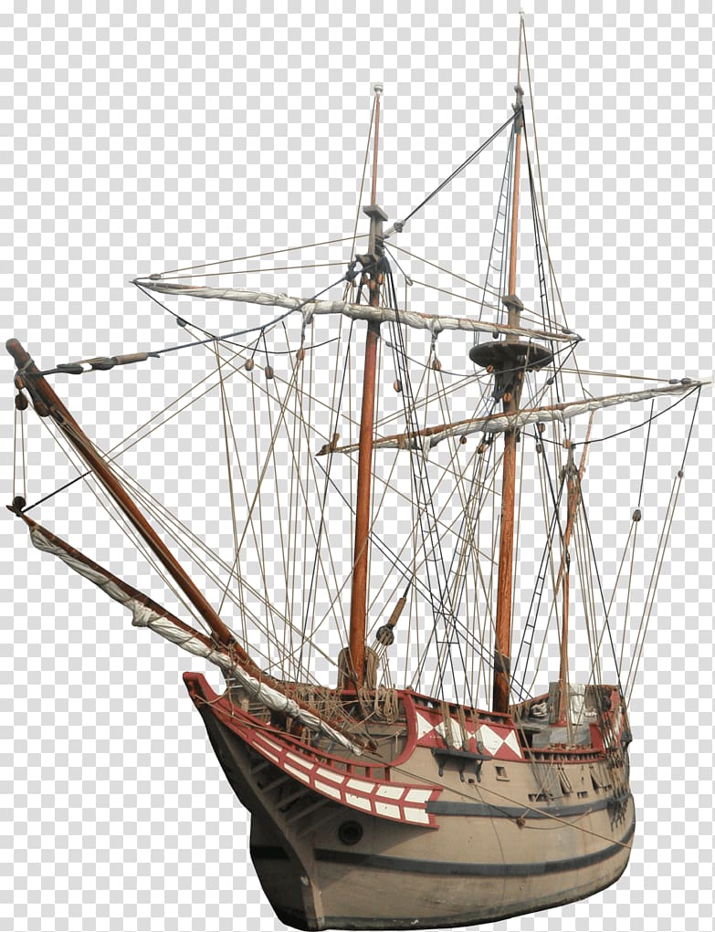 brown and black boat, Old Sailing Ship transparent background PNG clipart