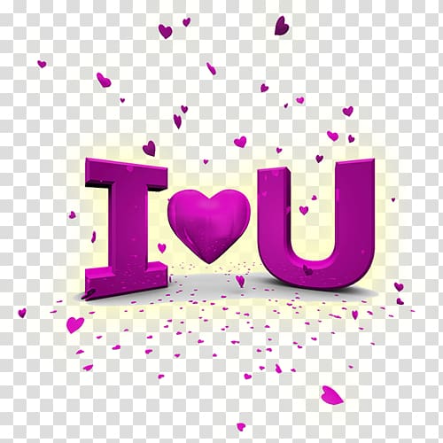 Love High-definition television High-definition video , I love you English font transparent background PNG clipart