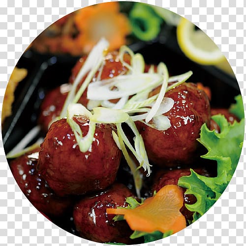 Meatball Asian cuisine Recipe Food, Seafood Platter transparent background PNG clipart