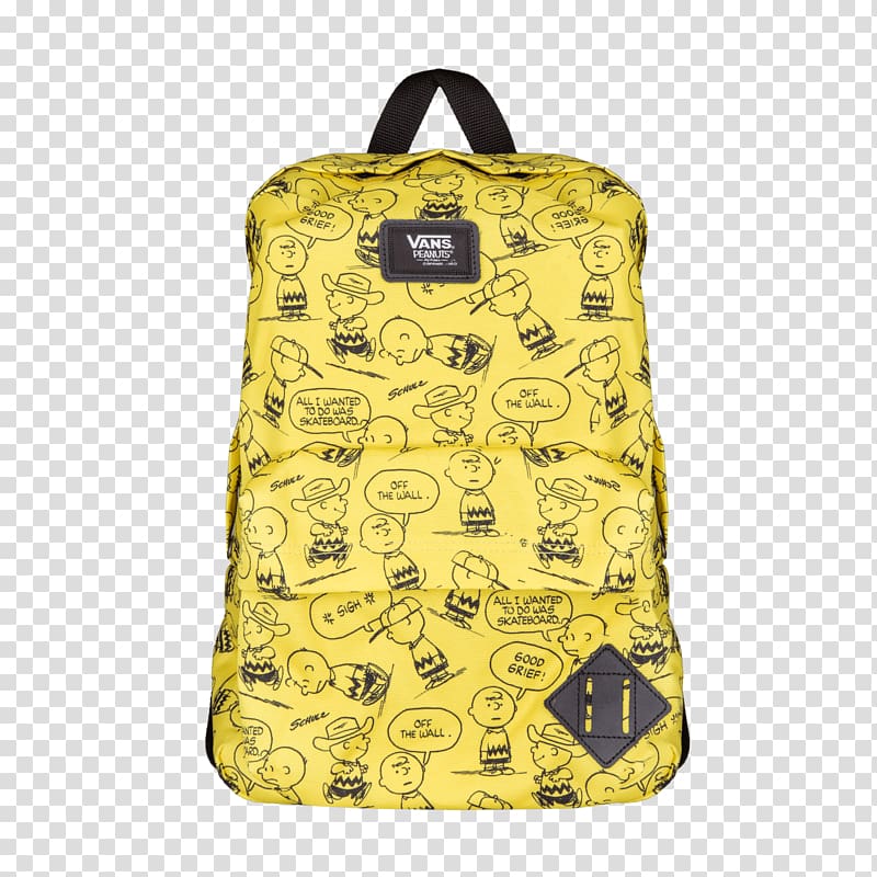 Charlie Brown Snoopy Handbag Vans Old Skool II Backpack, backpack transparent background PNG clipart