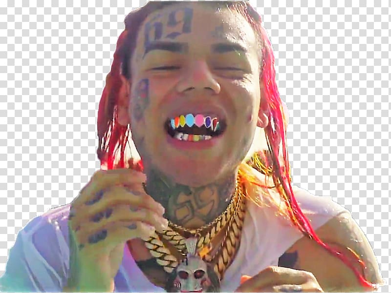 6ix9ine Rapper Tooth Internet forum Mouth, 69 rapper drawing transparent background PNG clipart