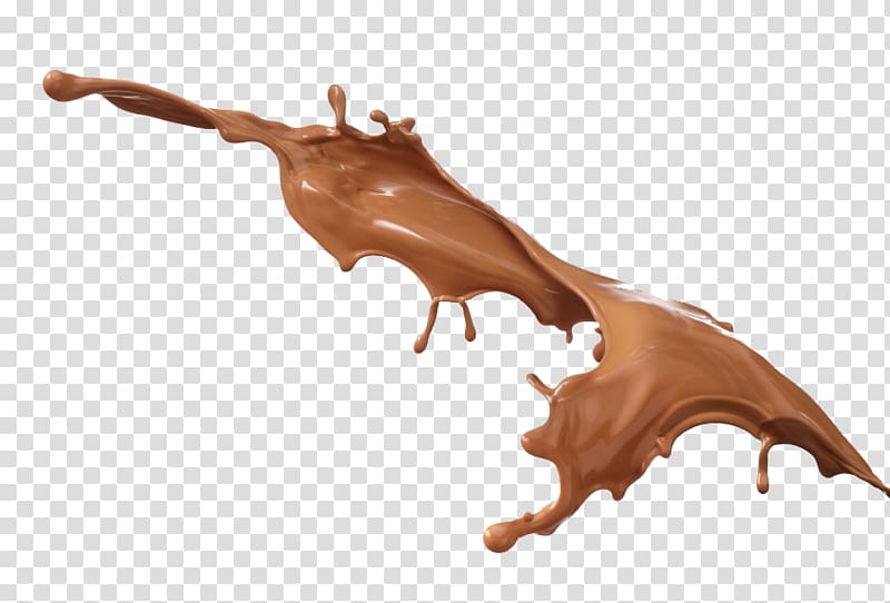 illustration of brown liquid, Chocolate milk , Chocolate Splash transparent background PNG clipart