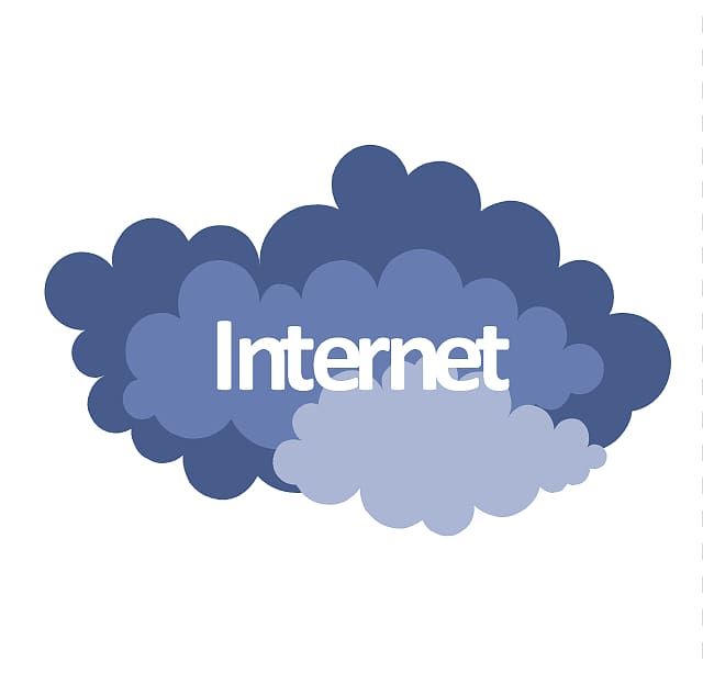 Cloud computing architecture Internet Computer network , Internet Blue transparent background PNG clipart
