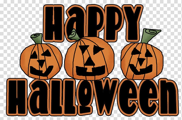 Jack-o\'-lantern Halloween Word Holiday Fruit, Halloween transparent background PNG clipart
