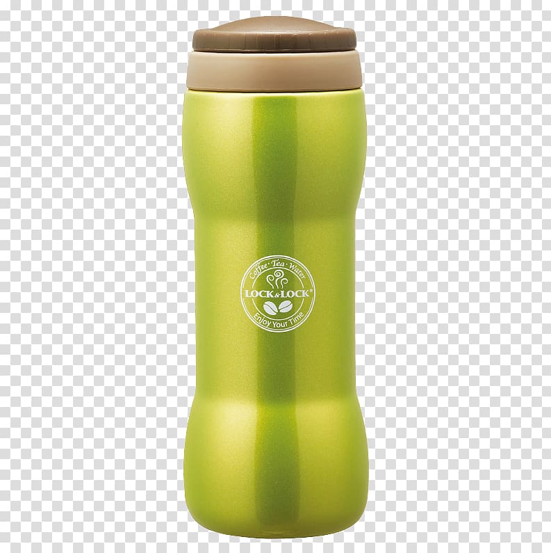 Cup Vacuum flask Lock & Lock Green, Frosted mug transparent background PNG clipart